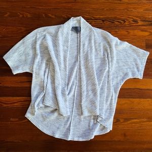 Anthro Short Sleeve Draped Dolman Sleeved Sweater